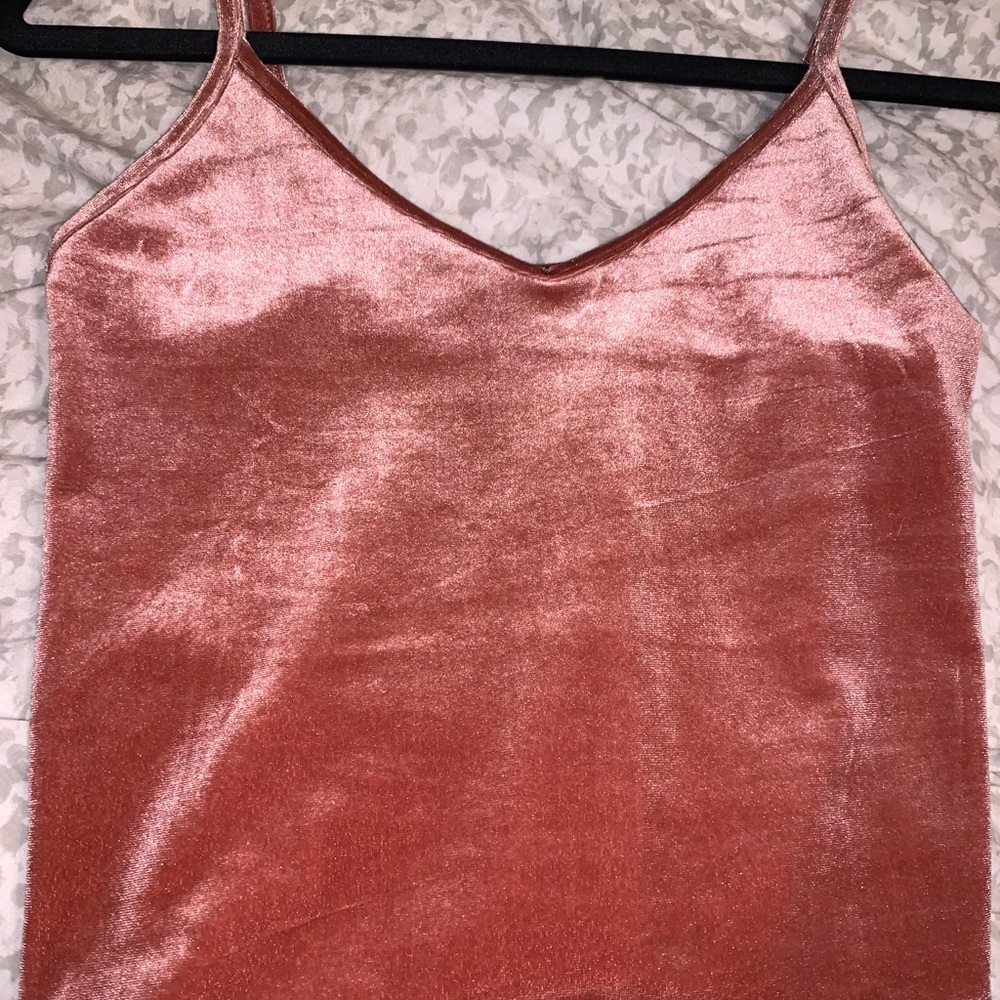 Velvet tank top